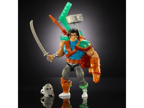Mattel Masters of the Universe Origins Turtles of Grayskull Casey Jones toy figure