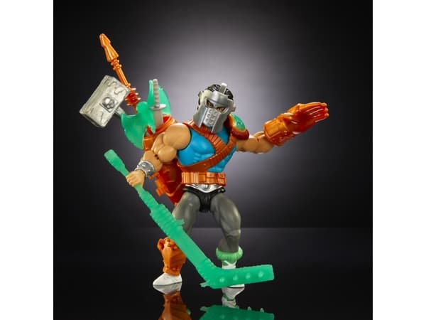 Mattel Masters of the Universe Origins Turtles of Grayskull Casey Jones toy figure