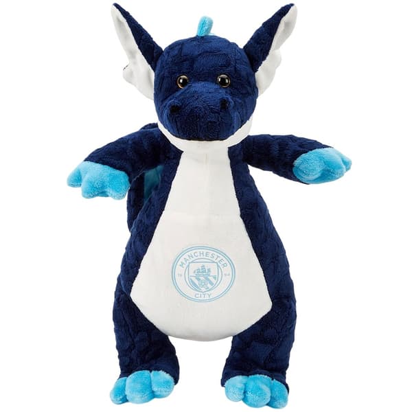 Manchester City FC Dragon Plush Toy Navy/White One Size
