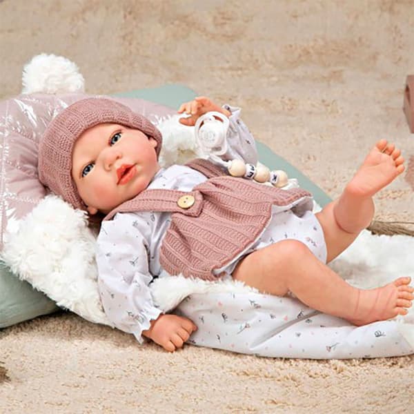 MuÑecas Arias Sandra Med Tæppe Babydukke 40 Cm