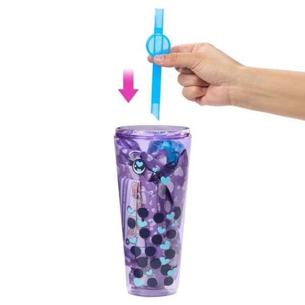 Barbie-Pop Reveal-Bubble Tea Series doftdocka med tillbehör HTJ19