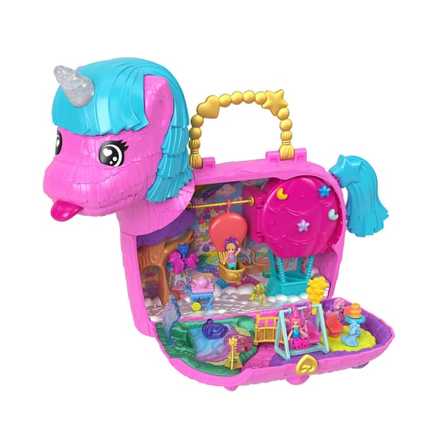 Polly Pocket 35. Specialenhjørningsfest Vindueboksdukke