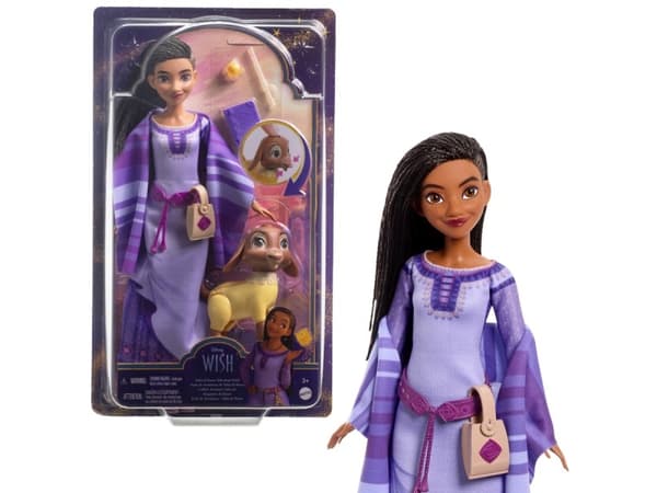 Disney Wish Asha of Rosas Adventure Pack Fashion Doll, Motedukke, Jente, 3 år, Jente, 254 mm, Flerfarget