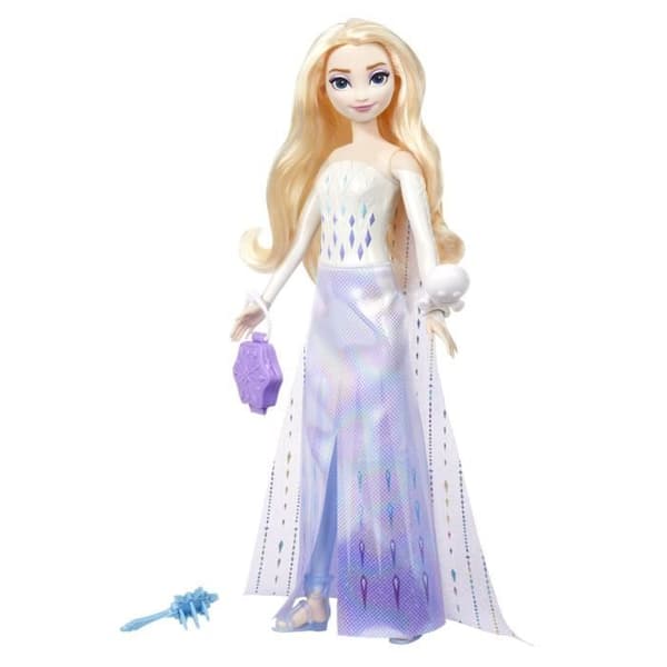 Spin &amp; Reveal Frozen Elsa Mattel Disney Surprise Doll HTG25