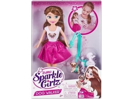Sparkle Girlz SPARKLE GIRLZ doll dog walker, 10065