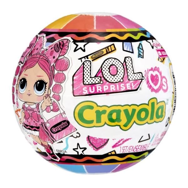 LOL SURPRISE ÄLSKAR CRAYOLA - TOTS - DOCKA MED KRITA TEMA
