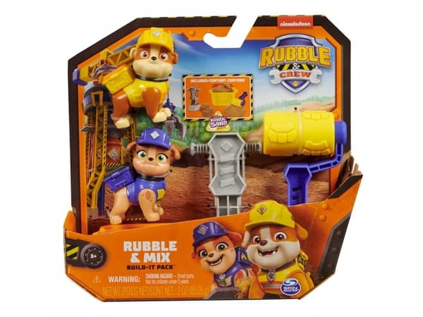 Rubble & Crew Rubble and Mix Build-It Pack, 3 År, Multifärg