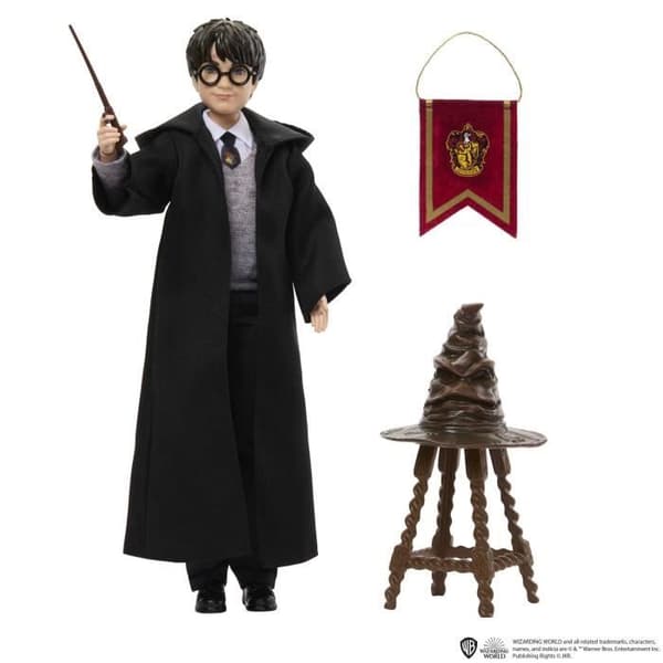 Harry Potter-docka Harry Potter och sorteringshatten-tillbehör HND78