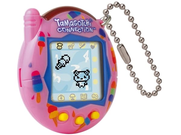 TAMAGOTCHI Connection with PDQ Clear Retro