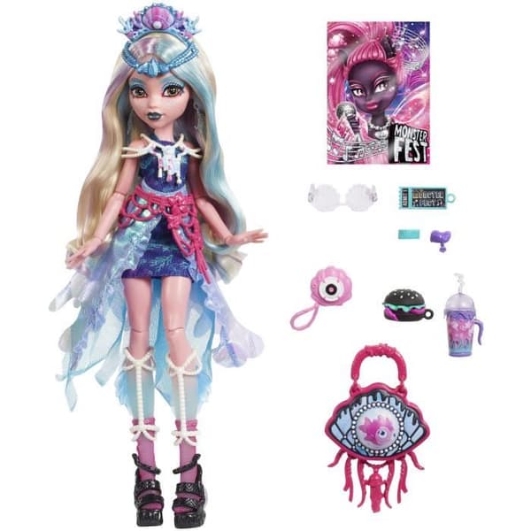 Monster High Lagoona Blue Doll med Monster Fest Outfit HXH82