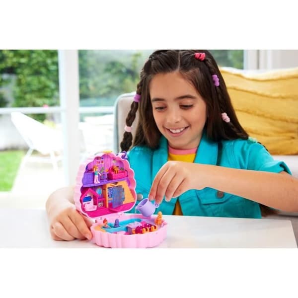 Polly Pocket-Poodle Grooming Set 2 figurer och 12 tillbehör HKV35