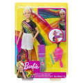 Miniatyrbild 5 av 5: BARBIE Frisyr Set - Blont glitter regnbåghår - Tillbehör ingår