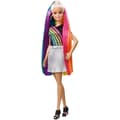 Miniatyrbild 1 av 5: BARBIE Frisyr Set - Blont glitter regnbåghår - Tillbehör ingår
