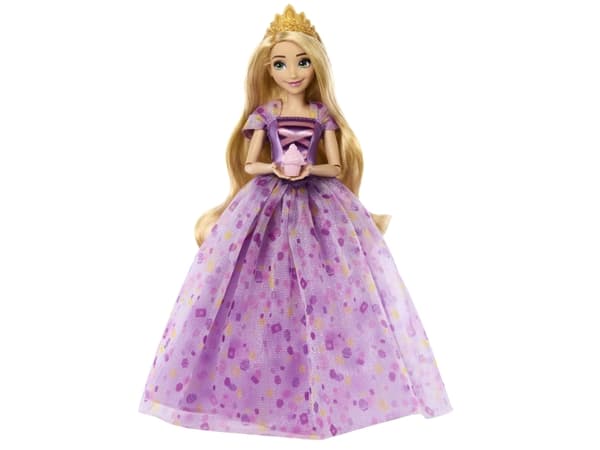 Disney Princess Birthday Celebration Rapunzel Doll, Modedocka, Honkoppling, 3 År, Flicka, 280 mm, Multifärg