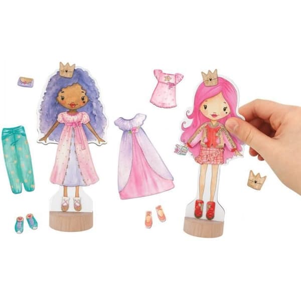 Påklädningsdocka - Princess Mimi - 39 st - Flerfärgad - Från 3 år - Trä