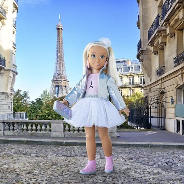 Skyltdocka - COROLLE - Valentine Fashion Week Paris - 28 cm - 4 accessoarer - Vaniljdoft - Från 4 år