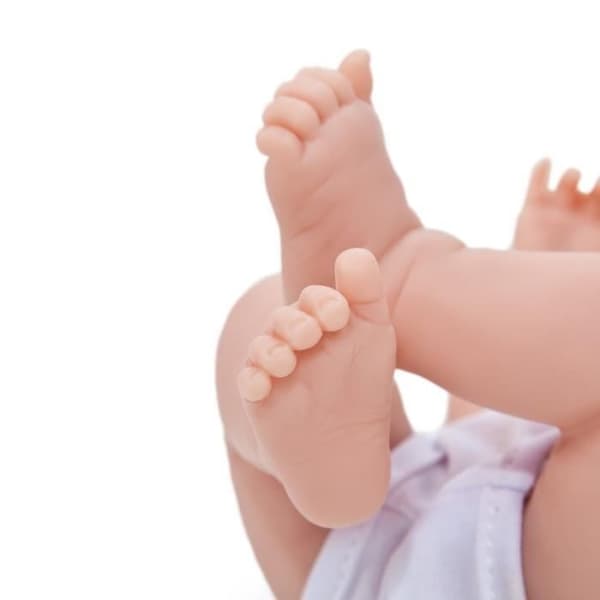 La Newborn Boutique Mini Doll - JC TOYS - Pojke - 38 cm - Realistiska och verklighetstrogna funktioner