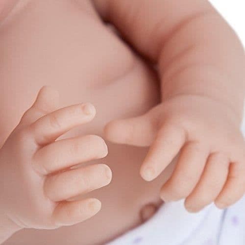 La Newborn Boutique Mini Doll - JC TOYS - Pojke - 38 cm - Realistiska och verklighetstrogna funktioner