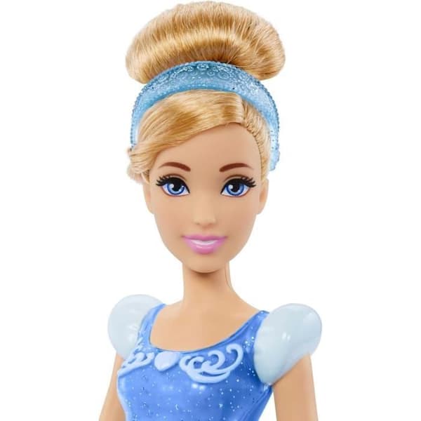 Askungen Doll 29 cm, Mattel Disney Princess Doll dressing och tillbehör HLW06
