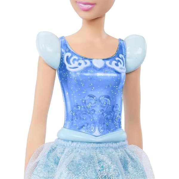 Askungen Doll 29 cm, Mattel Disney Princess Doll dressing och tillbehör HLW06