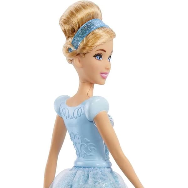 Askungen Doll 29 cm, Mattel Disney Princess Doll dressing och tillbehör HLW06
