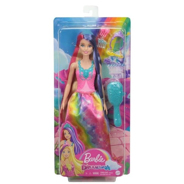 Barbie - Princess Fantastiskt långt hår - Docka - Från 3 år