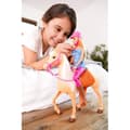 Miniatyrbild 4 av 5: Barbie docka och hennes häst - BARBIE - Blond - Ridtillbehör ingår