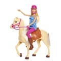 Miniatyrbild 2 av 5: Barbie docka och hennes häst - BARBIE - Blond - Ridtillbehör ingår