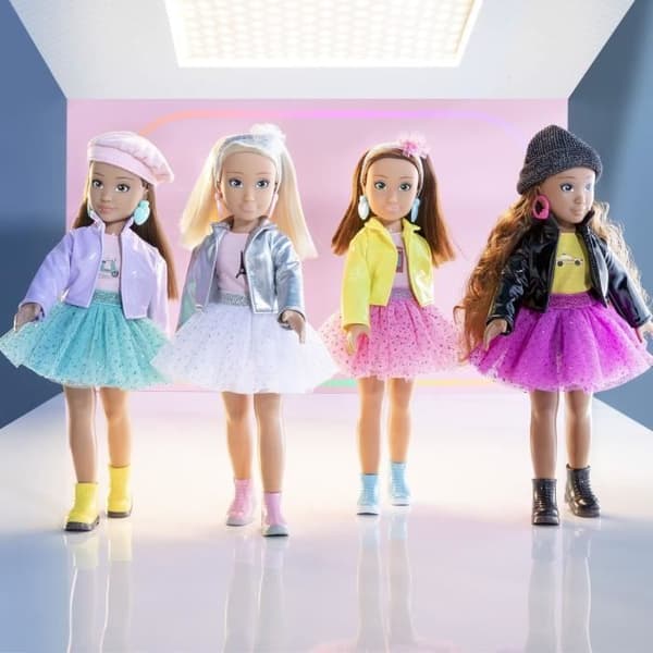 Modedocka - COROLLE - Luna Fashion Week Paris - 28 cm - 4 accessoarer - Vaniljdoft - Från 4 år