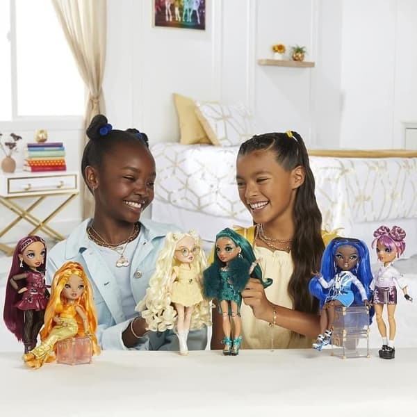 Rainbow High S4 modedocka - Coco Vanderbalt - Blå - Tillbehör ingår
