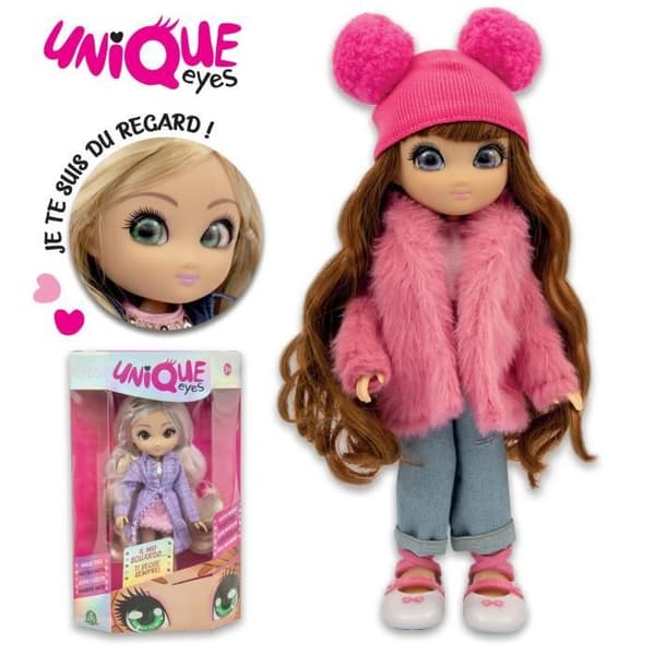 UE - Single eye docka 25 cm - Ass
