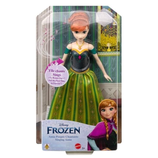 Fryst Anna-Mattel Disney "Revival" sångdocka HMG40
