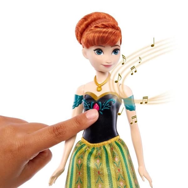 Fryst Anna-Mattel Disney "Revival" sångdocka HMG40