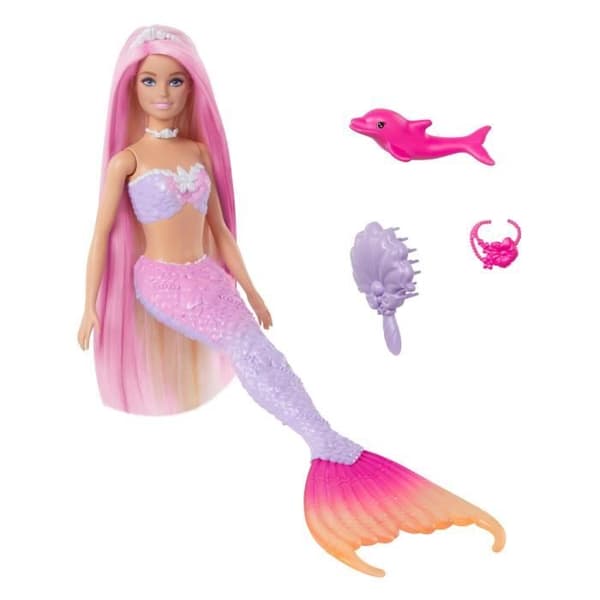 Barbie - "Malibu" sjöjungfru - färgskiftande docka