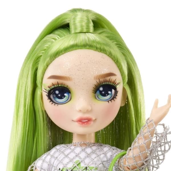 Rainbow High Fashion Doll with Slime Kit och Pet - Jade (Grön) - 28cm Glitter Doll with Slime Kit