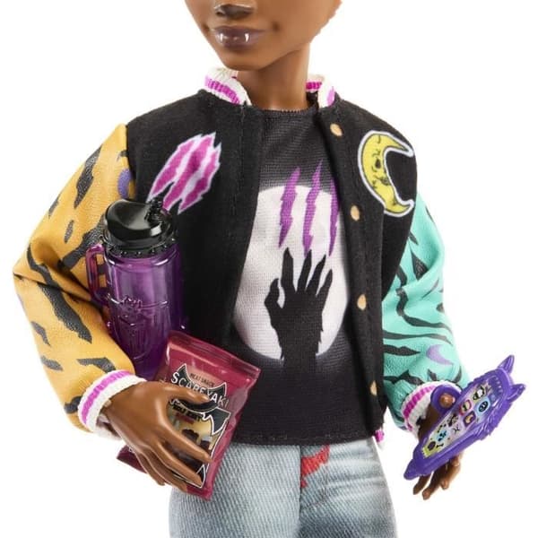Monster High-Clawd Wolf-Doll med djur och tillbehör HNF65