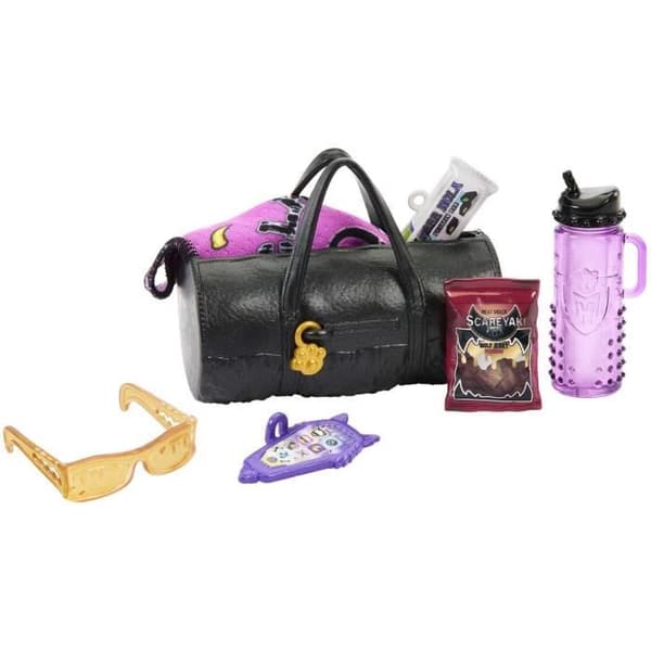 Monster High-Clawd Wolf-Doll med djur och tillbehör HNF65