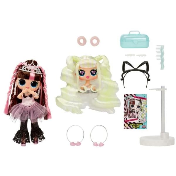 LOL. Surprise Tweens Surprise Swap Fashion Doll- Bronze-2-Blonde Billie - 1 Tweens docka 17 cm, 1 mini stylinghuvud och tillbehör