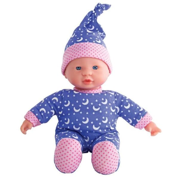 Fosforescerande Laura docka 20cm - Simba - Mjuk kropp och stjärnklar pyjamas