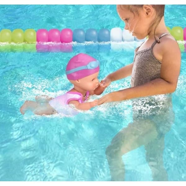 NENUCO - Interaktiv simdocka 35cm - Tjej - Från 3 år