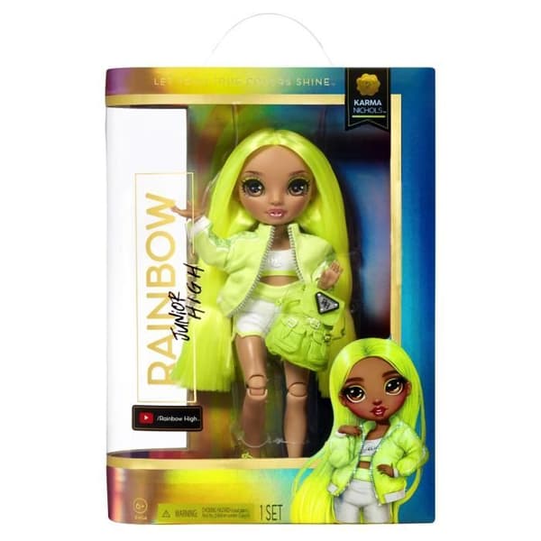 Karma Fashion Doll - Rainbow High - Junior High Series 2 - 22cm - Grön