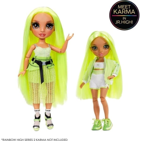 Karma Fashion Doll - Rainbow High - Junior High Series 2 - 22cm - Grön