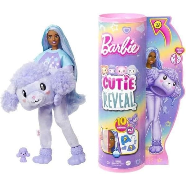 BARBIE CUTIE REVEAL serie Komfort t-shirt - BARBIE - HKR05 - BARBIE MODEDOCKA