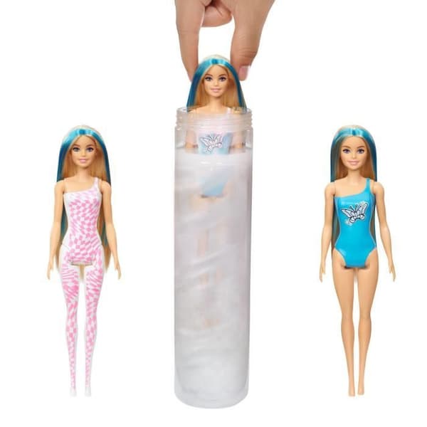 Barbie-Color Reveal-Asorterade dockor och 6 överraskningar Groovy-serien HRK06