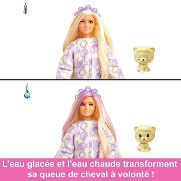 Barbie® Barbie Doll Cutie Reveal Lion Comfort T-shirt - Modedocka - från 3 år och uppåt