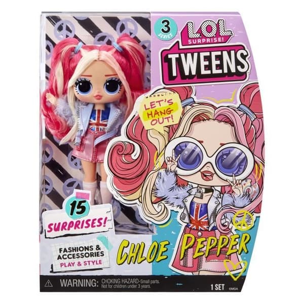 LOL. Överraskning - Tweens Series 3 - 15 cm modedocka - Chloe Pepper