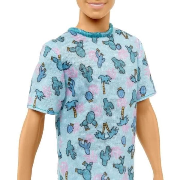 Barbie®-Ken® Fashionistas-blond docka med kaktus t-shirt HJT10
