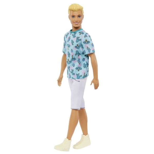 Barbie®-Ken® Fashionistas-blond docka med kaktus t-shirt HJT10