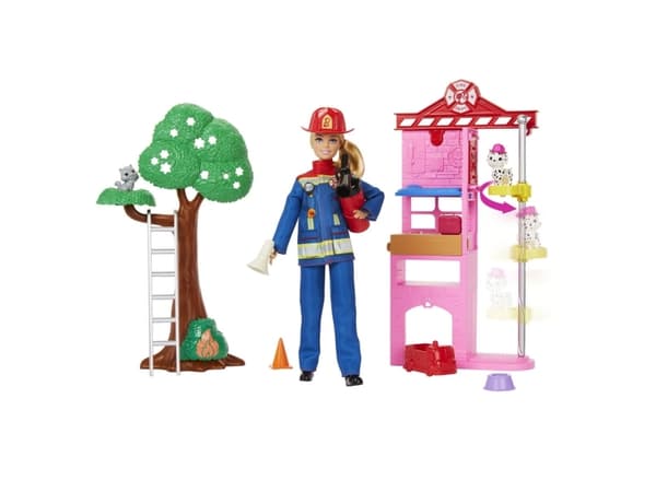 Barbie Career Fire Fighter Playset
