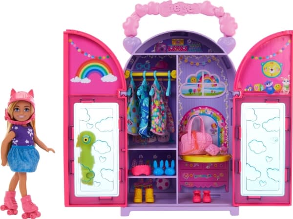 Mattel BRB CHELSEA GARDEROBE DUKKE KLÆR TILGANG HXN03 WB4